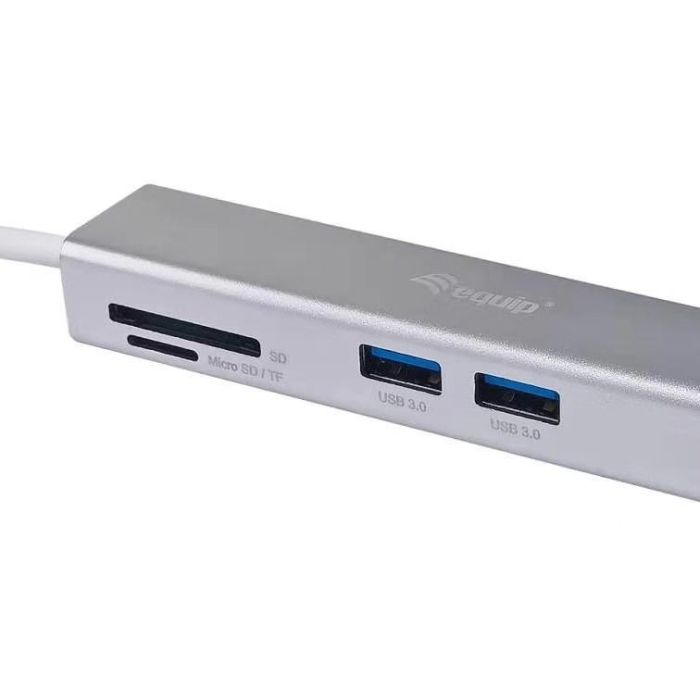 Equip Adapter USB-C -> HDMI.2xUSB3.0.SD 4K30Hz 0.15m sw 5 Equip Adapter USB-C -> HDMI.2xUSB3.0.SD 4K30Hz 0.15m sw 5