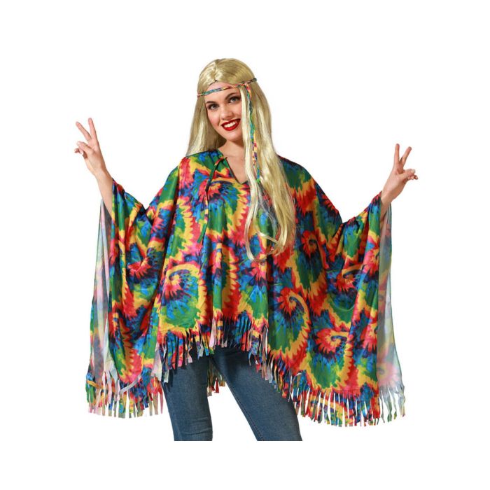 Poncho Multicouleur Hippie 0 Poncho Multicouleur Hippie 0