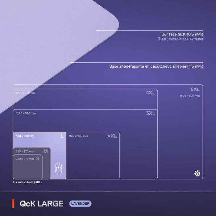 Tapis de Souris SteelSeries Lila 2 Tapis de Souris SteelSeries Lila 2