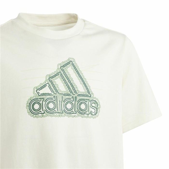 T shirt à manches courtes Adidas Table Growth Beige 2