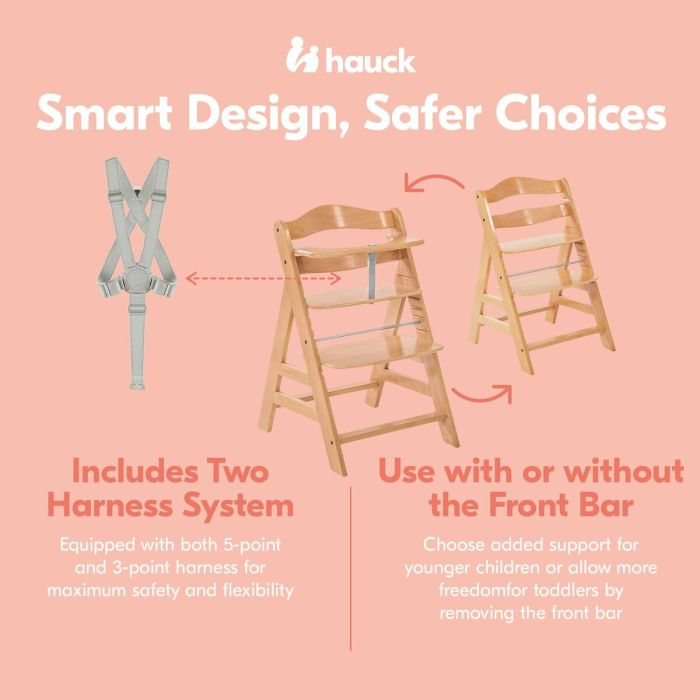Chaise pour Enfant Hauck Marron 4 Chaise pour Enfant Hauck Marron 4