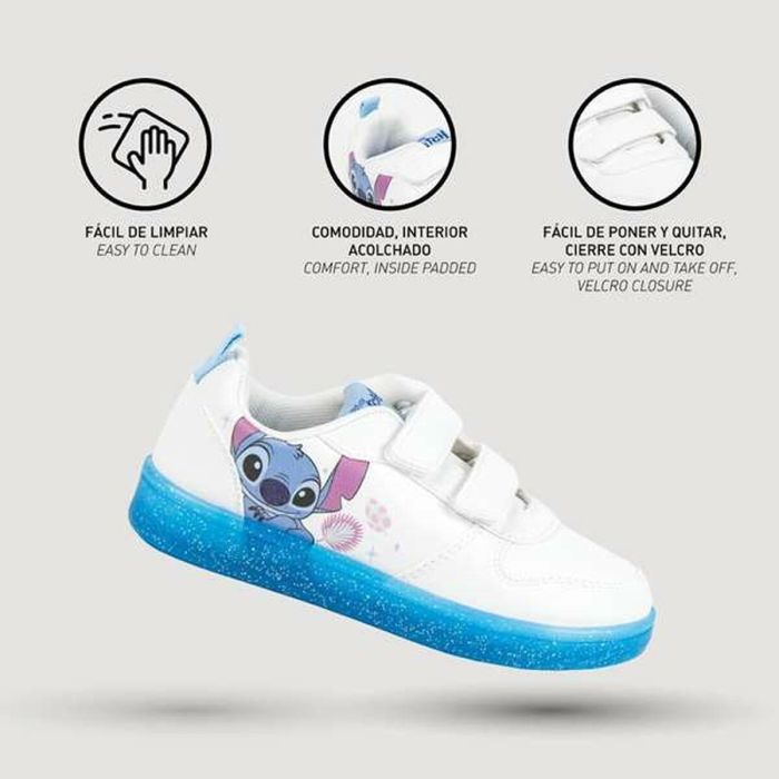 Chaussures de Sport pour Enfants Stitch Blanc 32 4