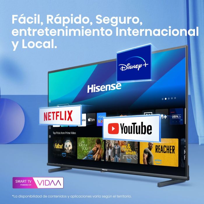 TV intelligente Hisense 40A5Q 40" Full HD HDR HDR10 QLED 7 TV intelligente Hisense 40A5Q 40" Full HD HDR HDR10 QLED 7