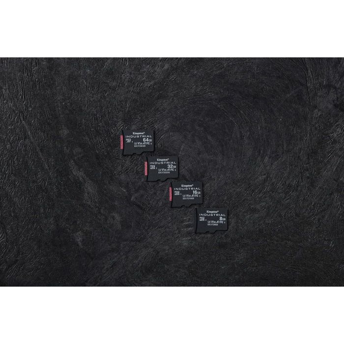 Carte Mémoire Micro SD avec Adaptateur Kingston Industrial 11 Carte Mémoire Micro SD avec Adaptateur Kingston Industrial 11