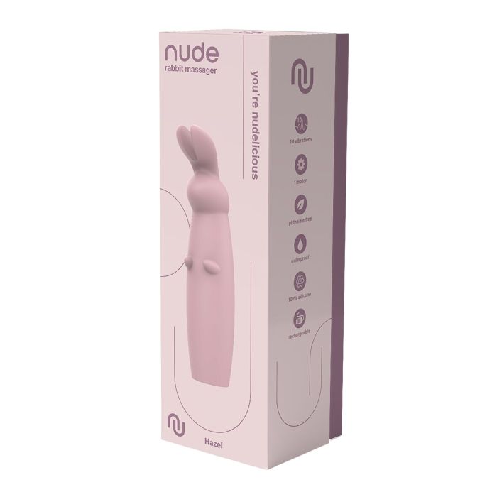Mini Vibromasseur Dream Toys Nude Hazel Rabbit Rose 8
