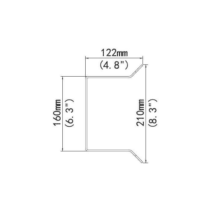 ALLNET Cornermount/Deckenhalter Eckadapter for ALL-CAM2498-LEP 2