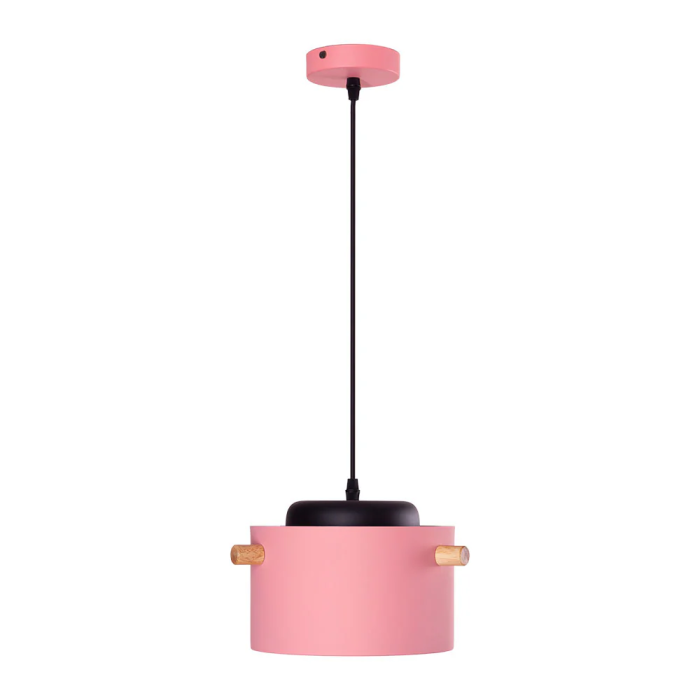 Lampe Suspendue Averie SKD-P1013-W Métal Bois Design Moderne Blanc Vert Olive Saumon Turquoise 15