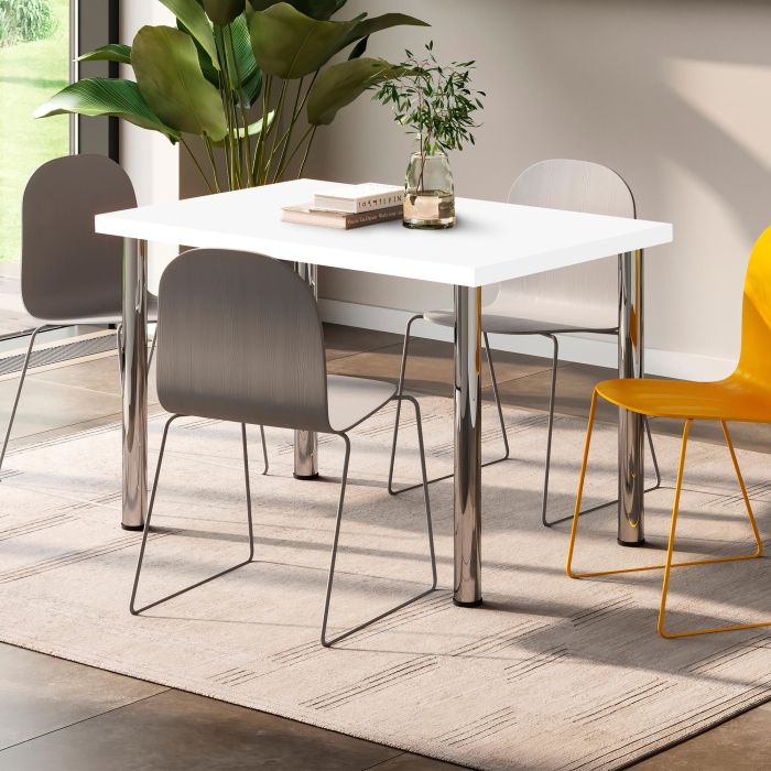 Emuca Plateaux de table, 1150x750, Peint en blanc, Bois 1