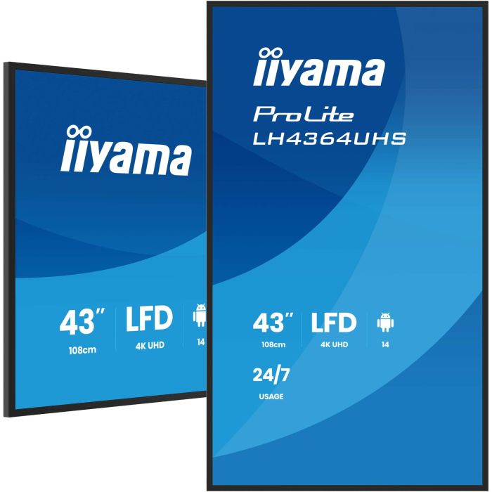 iiyama LH4364UHS-B1AG 43 IN LCD UHD 0 iiyama LH4364UHS-B1AG 43 IN LCD UHD 0