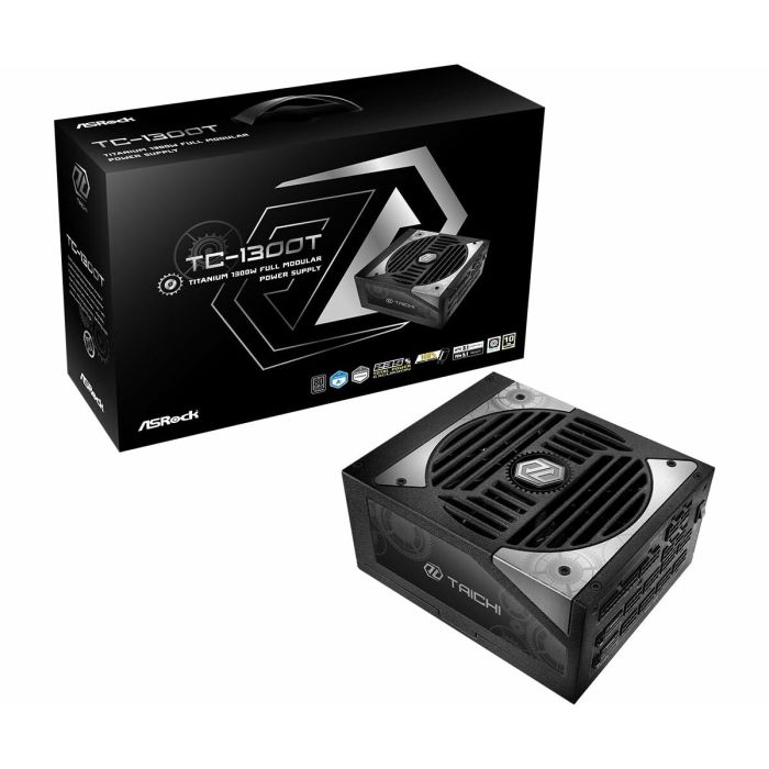 Bloc d’Alimentation ASRock 90-UXT130-TFEAAB 1300 W 80 PLUS Titanium 9