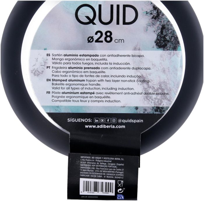 Sartén Aluminio Oasis Quid 28 cm (5 Unidades) 4