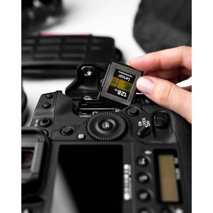 Carte Mémoire SD Lexar LCXEXPR128G-RNENG 128 GB 3