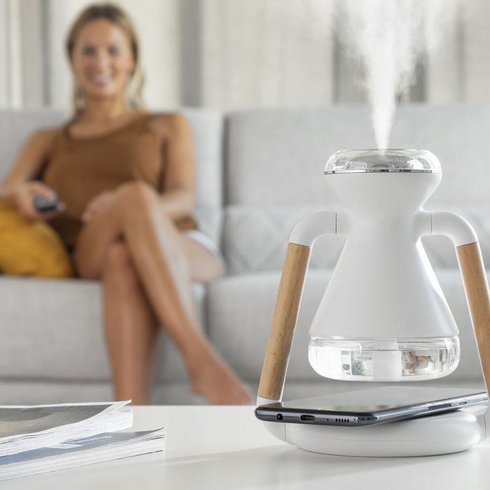 Humidificateur Diffuseur d'Arômes et Chargeur Sans Fil 3 en 1 Misvolt InnovaGoods 8 Humidificateur Diffuseur d'Arômes et Chargeur Sans Fil 3 en 1 Misvolt InnovaGoods 8