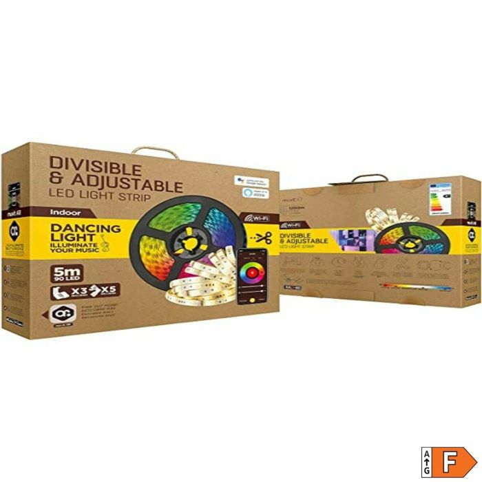 Bandes LED Muvit MIOLST002 5 m Noir Multicouleur Doré F 6