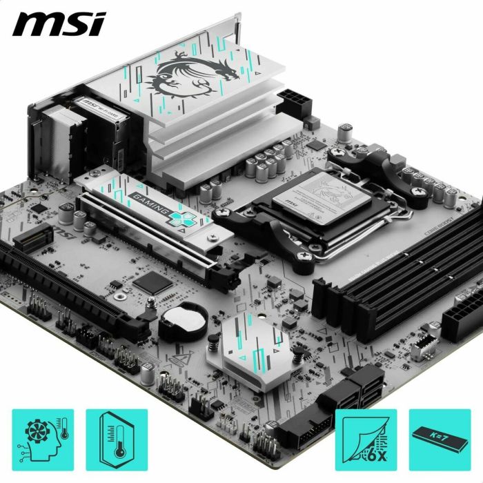 Carte Mère MSI B840M GAMING PLUS WIFI6E AMD AM5 AMD 4