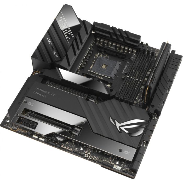 ASUS ROG Crosshair VIII Extreme Carte Mère Gaming (AMD X570, Socket AM4, Processeurs AMD Ryzen 5000 & 3000 Series, 4x DIMM DDR4, 128 Go Max, WiFi 6, Bluetooth 5.2, 2x 10 GbE)