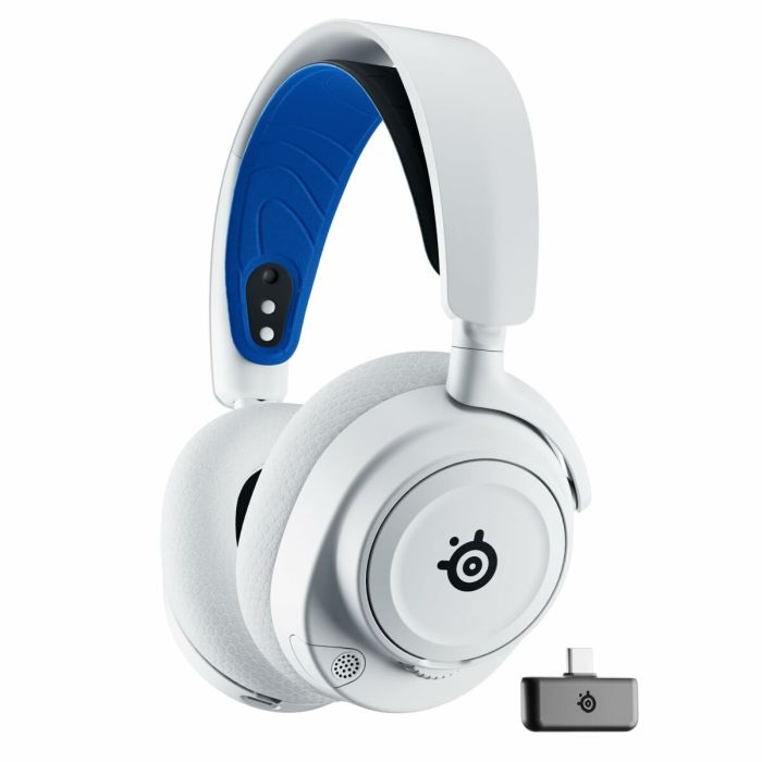 Casques avec Microphone SteelSeries Arctis Nova 7P Blanc 32
