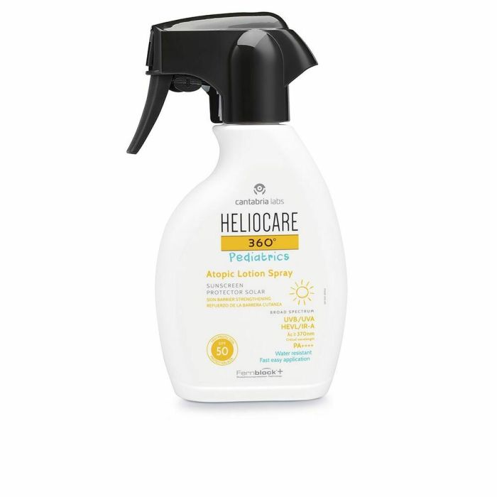 Heliocare 360° Pédiatrie Atopique SPF50 Spray 250 ml Protection Solaire Peau Sensible