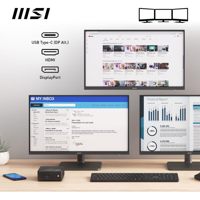 MSI Cubi N ADL-006DE Intel N200/4GB/128GB schwarz W11P 8