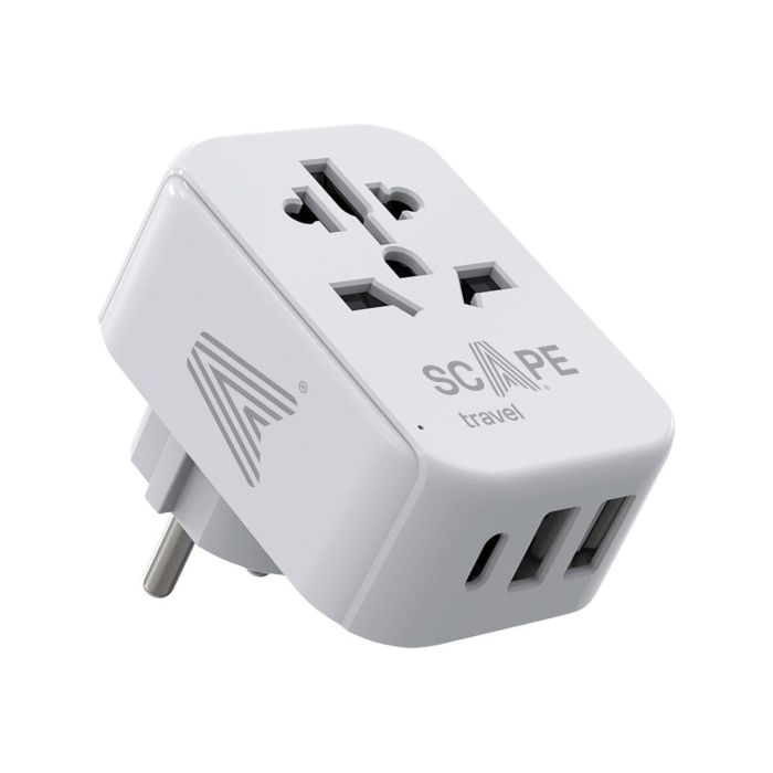 Multiprise Scape Travel 830C-DE Plastique