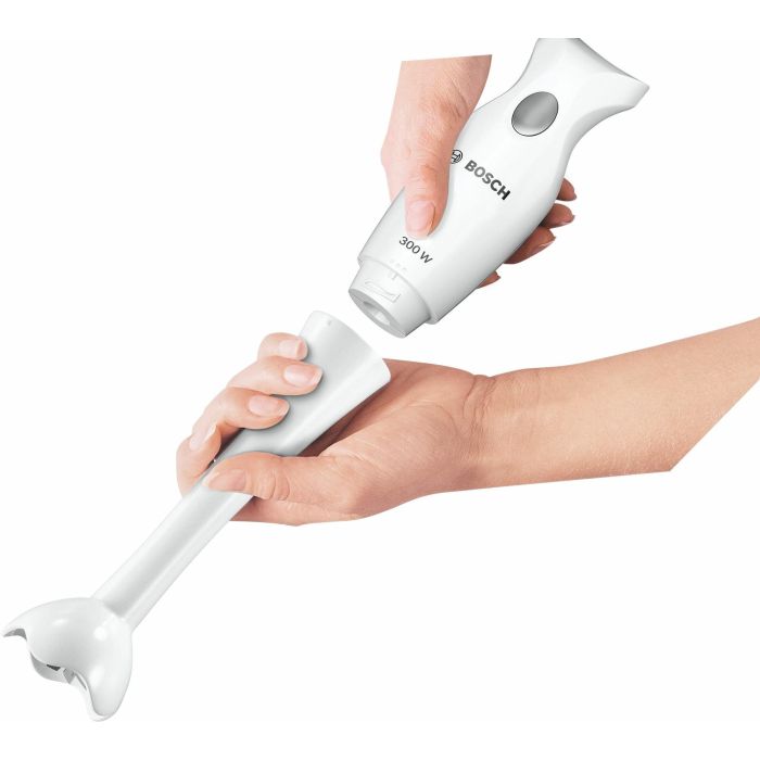 Bosch MSM6B150 - Mixeur plongeant Blanc - 300 W - Fonction Turbo - Compatible lave-vaisselle