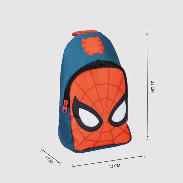 Sac à dos enfant Spider-Man Bleu Sac bandoulière 3 Sac à dos enfant Spider-Man Bleu Sac bandoulière 3