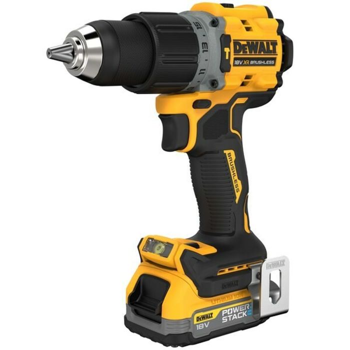 Dewalt Taladro Percutor Compacto 18V Powerstack Brushless DCD805E2T-QW avec 2 Batteries et Chargeur