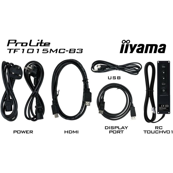 IIYAMA 25.7cm (10.1") TF1015MC-B3 16:10 M-Touch HDMI+DP+USB 8 IIYAMA 25.7cm (10.1") TF1015MC-B3 16:10 M-Touch HDMI+DP+USB 8