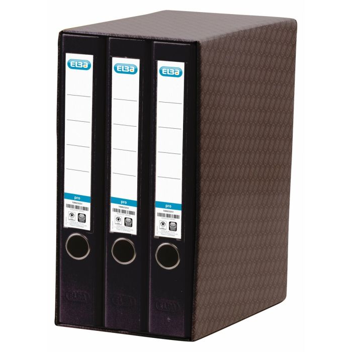 Reliure à anneaux Elba 100580060 Noir A4 3 Unités 0 Reliure à anneaux Elba 100580060 Noir A4 3 Unités 0