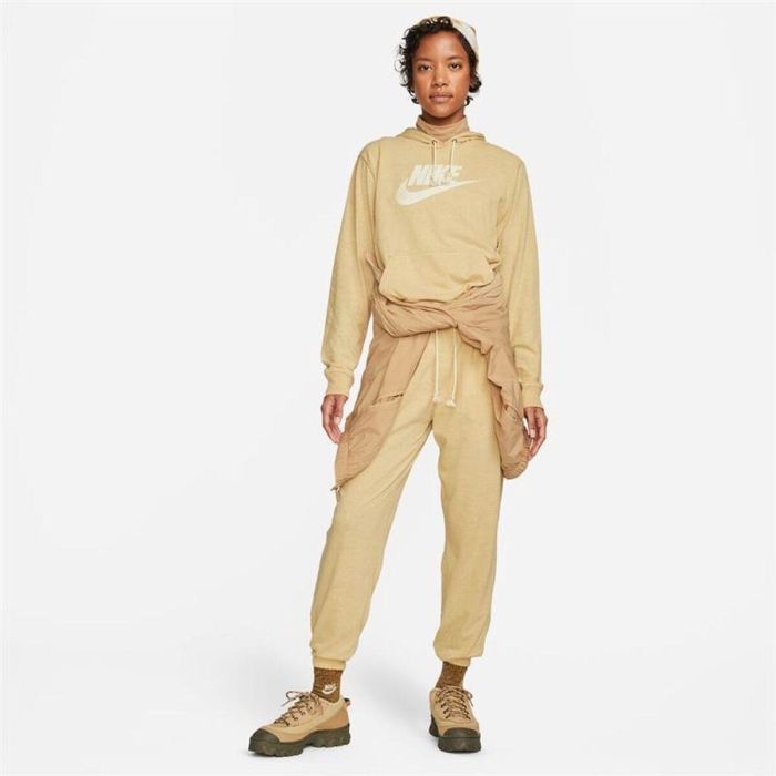 Sweat à capuche femme Nike Vintage Beige 1