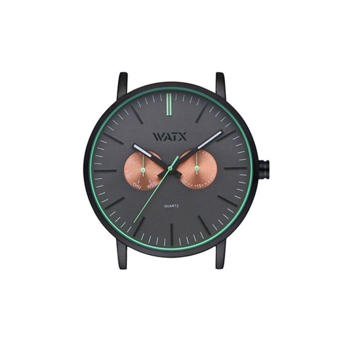 Montre Unisexe Watx & Colors WXCA2723 Noir Gris (Ø 44 mm)