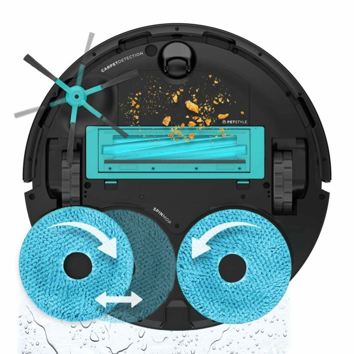 Robot Aspirateur et Serpillière Cecotec Conga 20090 ProAI InfinitySoap Cut&Spa 5200 mAh 4