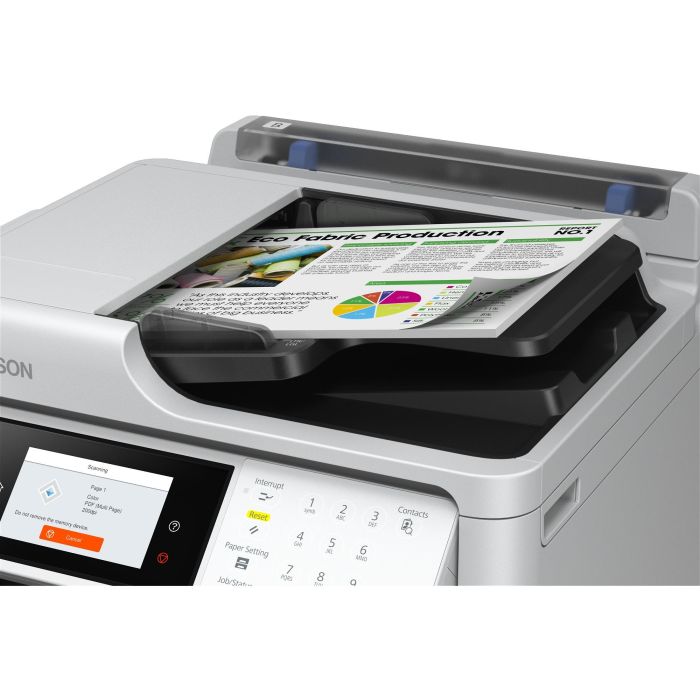 T Epson WorkForce Pro EM-C800RDWF Multifunktionsdrucker USB LAN WLAN 4800 x 1200 dpi 25 Seiten/Min 4