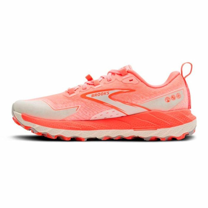 Chaussures de sport pour femme Brooks Cascadia 18 Saumon 5 Chaussures de sport pour femme Brooks Cascadia 18 Saumon 5