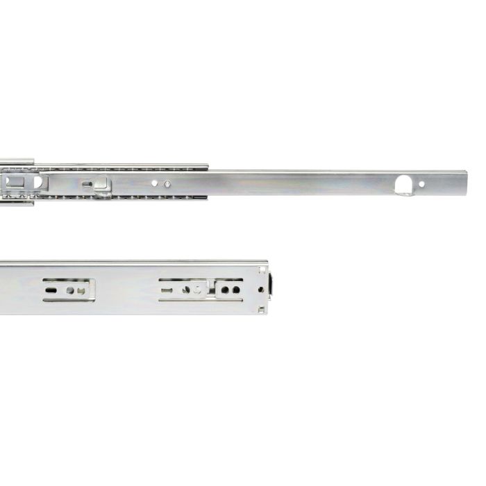 Emuca Jeu de coulisses à billes à sorties totale avec supports, hauteur 45mm, longueur 600mm, Acier, Zingué 1