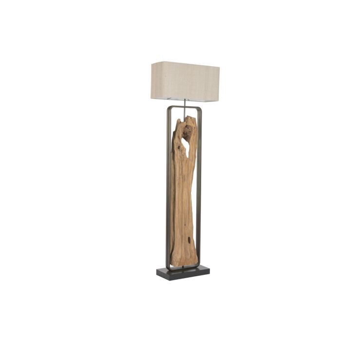Lampadaire Home ESPRIT Noir Beige Naturel 220 V 60 X 25 X 192 CM 0 Lampadaire Home ESPRIT Noir Beige Naturel 220 V 60 X 25 X 192 CM 0