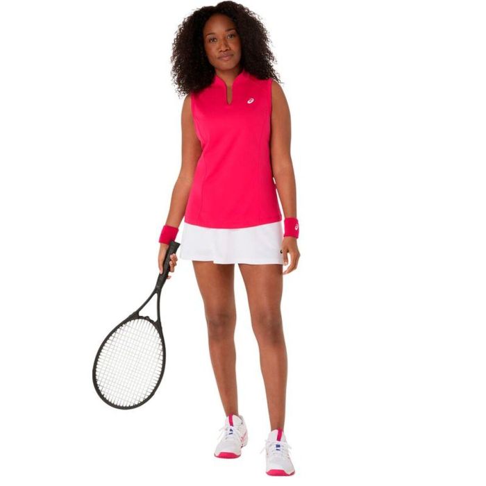 Débardeur Femme Asics Court Rose