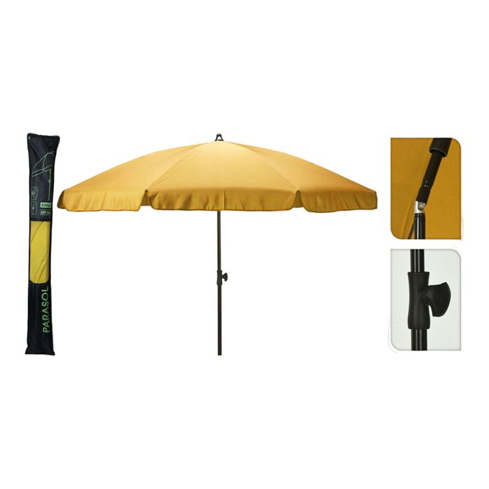 Parasol Ambiance Jaune Ø 220 cm 1 Parasol Ambiance Jaune Ø 220 cm 1