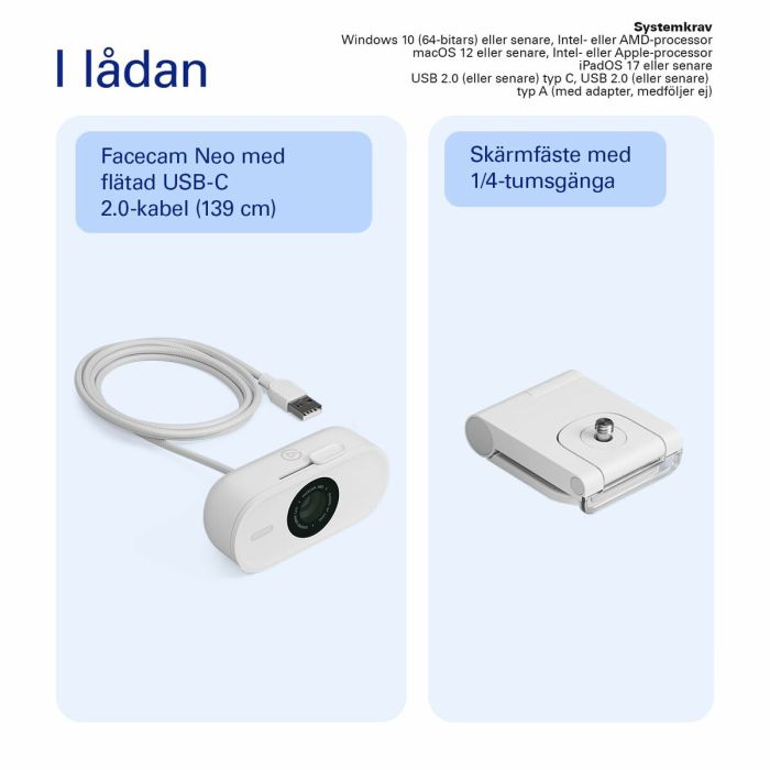 Webcam Elgato Facecam Neo 2 Webcam Elgato Facecam Neo 2