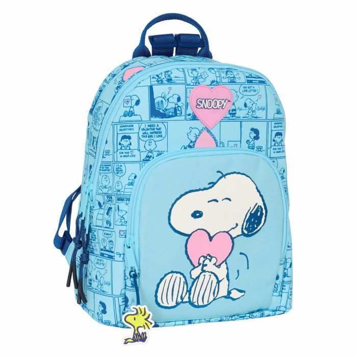 Sac à dos Casual Snoopy Love Bleu clair 25 x 30 x 13 cm 0 Sac à dos Casual Snoopy Love Bleu clair 25 x 30 x 13 cm 0