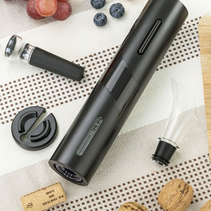 Tire-bouchon Électrique avec Accessoires pour le Vin Corking InnovaGoods 12