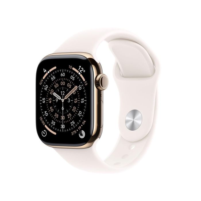 Montre intelligente Apple MFD54QL/A Rose Titane 46 mm