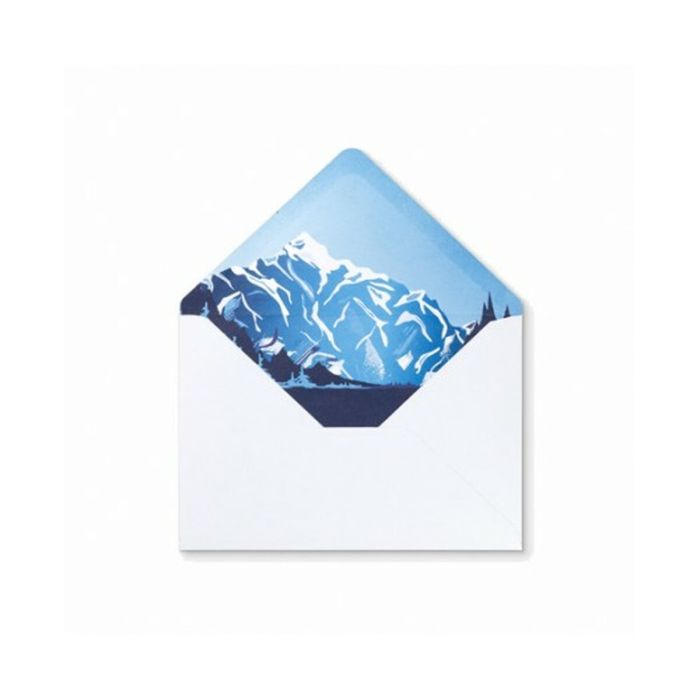 Enveloppes Montblanc Mountain print