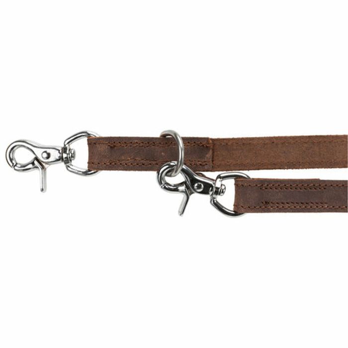 Laisse réglable pour chien Trixie Rustic Brun foncé 2 m L/XL 1