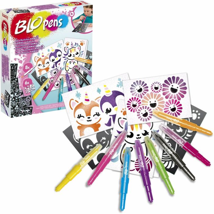 Boîte d’Activités pour coloriage Lansay BLOPENS KAWAII Multicouleur 2 Boîte d’Activités pour coloriage Lansay BLOPENS KAWAII Multicouleur 2