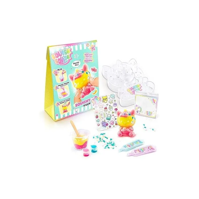 Canal Toys Squishy DIY 1 Pack SQI 005 - Kit de Création de Squishy Personnalisés avec Moule et Décorations, Dès 6 Ans Canal Toys Squishy DIY 1 Pack SQI 005 - Kit de Création de Squishy Personnalisés avec Moule et Décorations, Dès 6 Ans