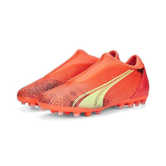 Chaussures de foot pour Enfants Puma Ultra Match LL MG Orange 13-14 Ans 2