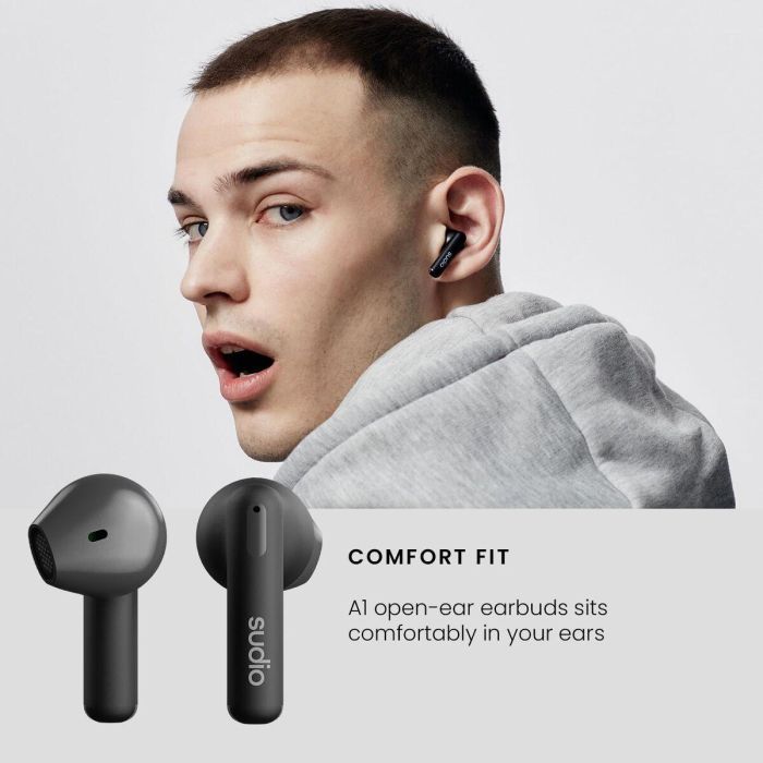 Écouteurs in Ear Bluetooth Sudio A1 True Wireless Noir 9
