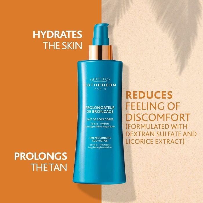 Lait corporel hydratant Institut Esthederm PROLONGATEUR DE BRONZAGE 200 ml Prolonge le bronzage 2