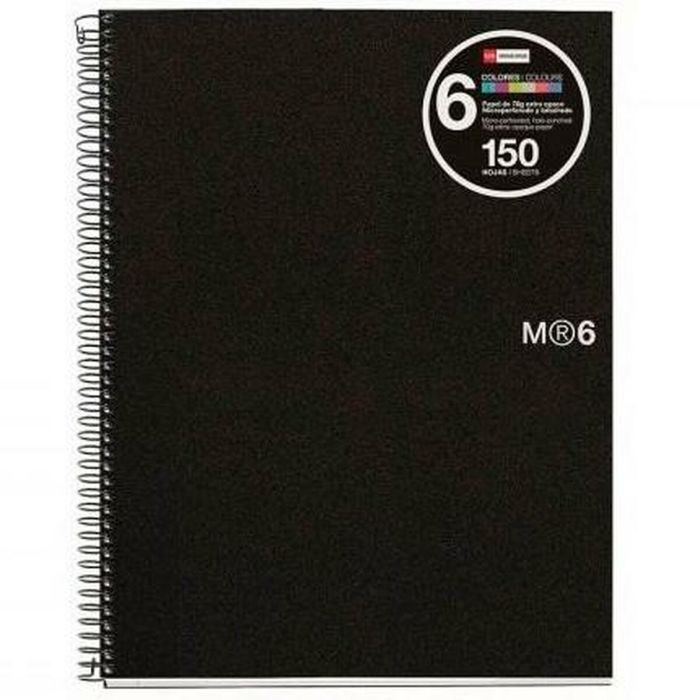 Cahier Miquelrius Graphite A4 150 Volets (5 Unités) 1